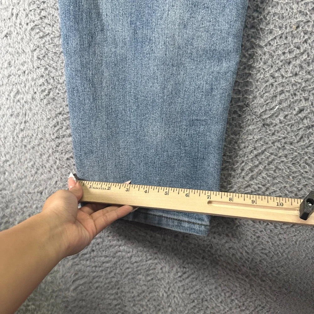 Stitches & Rivets Jeans Mens 40x32 Blue Cotton Denim Straight Leg Workwear Faded